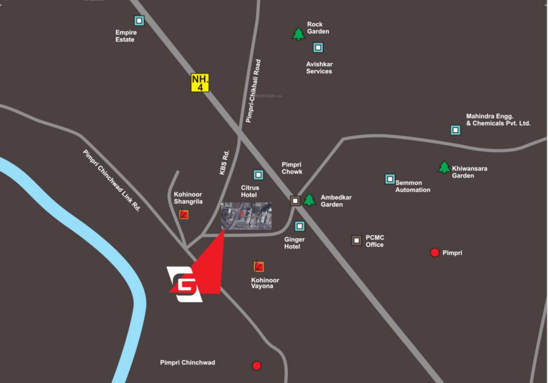  shubham galleria Location Plan