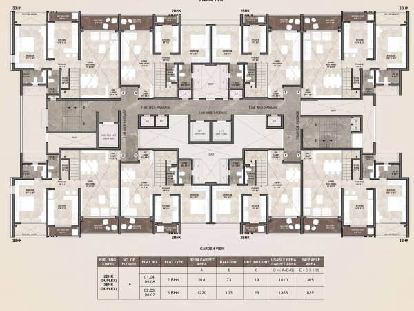  montreal-a-b-c-d Montreal A, B, C, D  Cluster Plan
