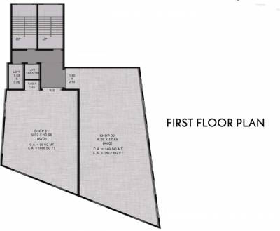  square Kalyan Square Cluster Plan For 1st Floor