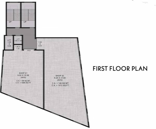  square Kalyan Square Cluster Plan For 1st Floor