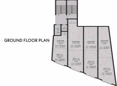  square Kalyan Square Cluster Plan For Ground Floor