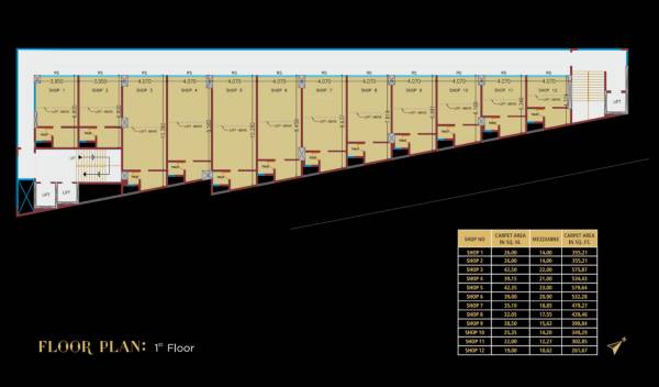  capital Capital Cluster Plan for 1st Floor