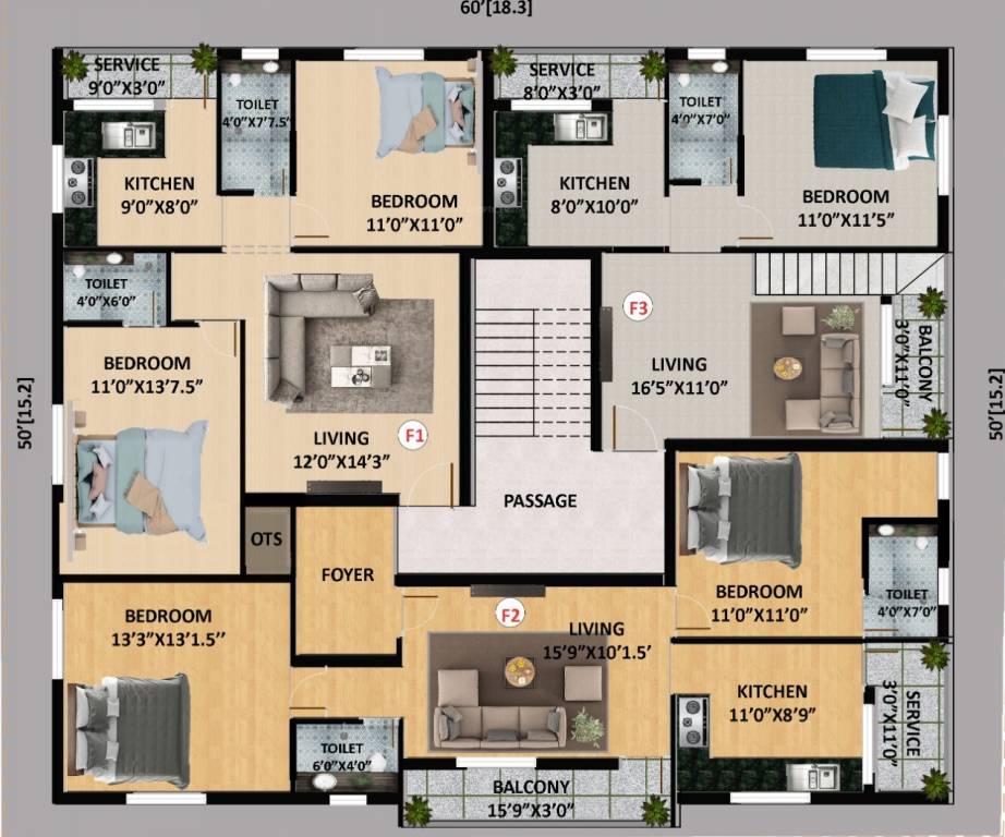  pavilion Pavilion Cluster Plan For 1st Floor