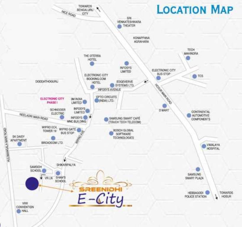  e city Location Plan