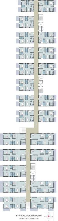  spark residential flats Subishi S Spark Residential Flats Cluster Plan From 2nd To 10th Floor