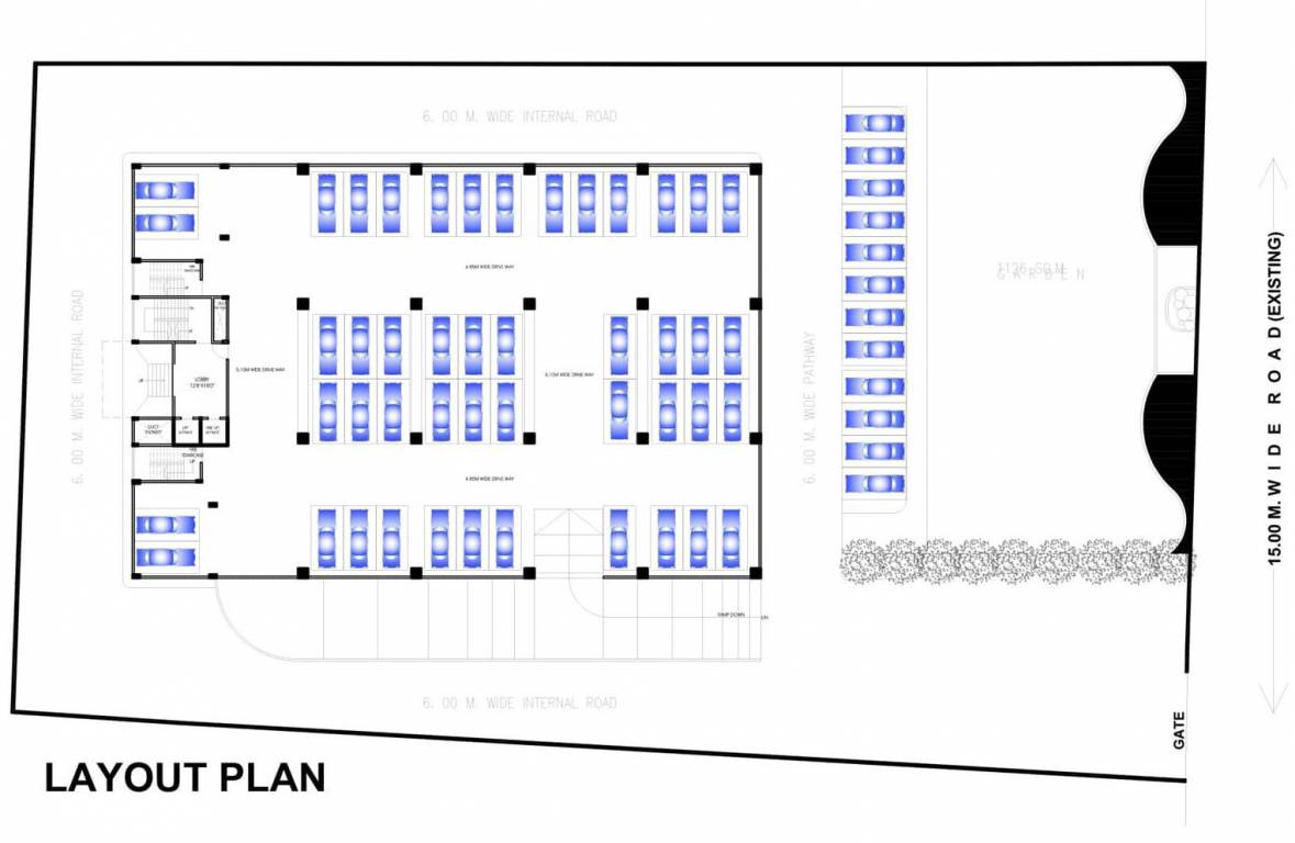  business center Layout Plan