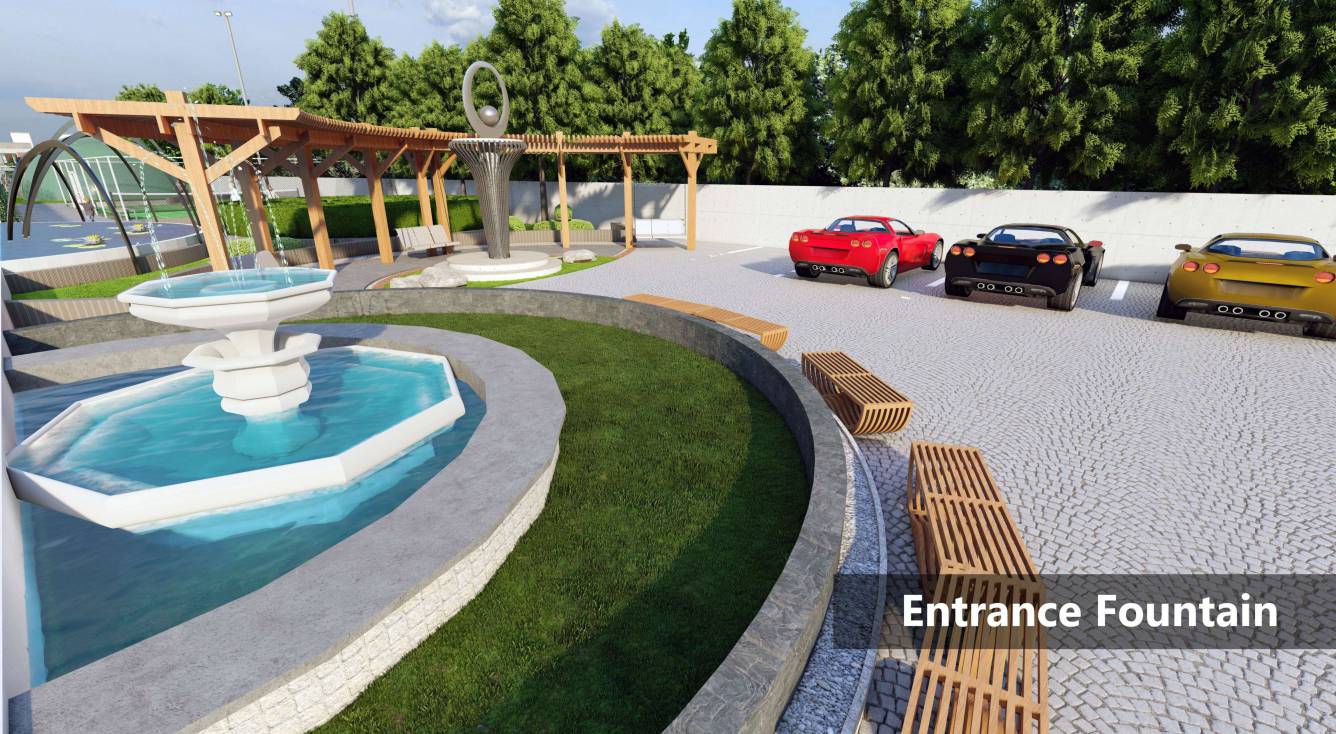  eden garden Fountains