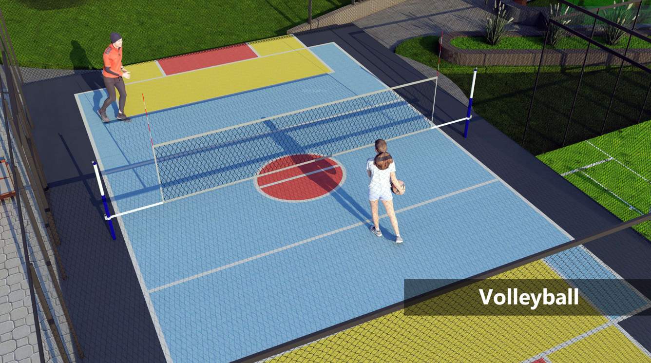  eden garden Volleyball Court
