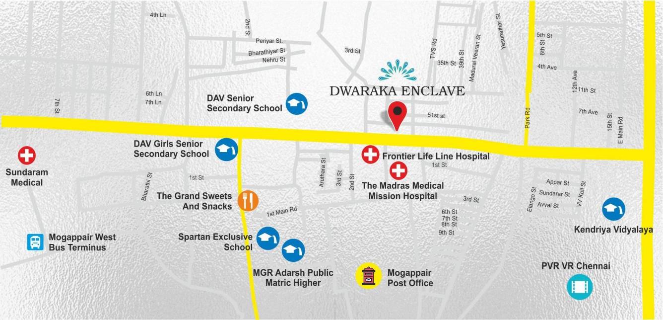  dwaraka enclave Location Plan