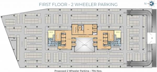 Tower A, B Cluster Plan For 1st Floor kratos-tower Tower A, B Cluster Plan For 1st Floor