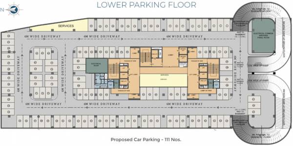 Tower A, B Lower Parking Cluster Plan kratos-tower Tower A, B Lower Parking Cluster Plan