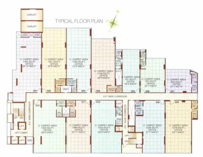  plaza Plaza Cluster Plan from 1st to 7th Floor