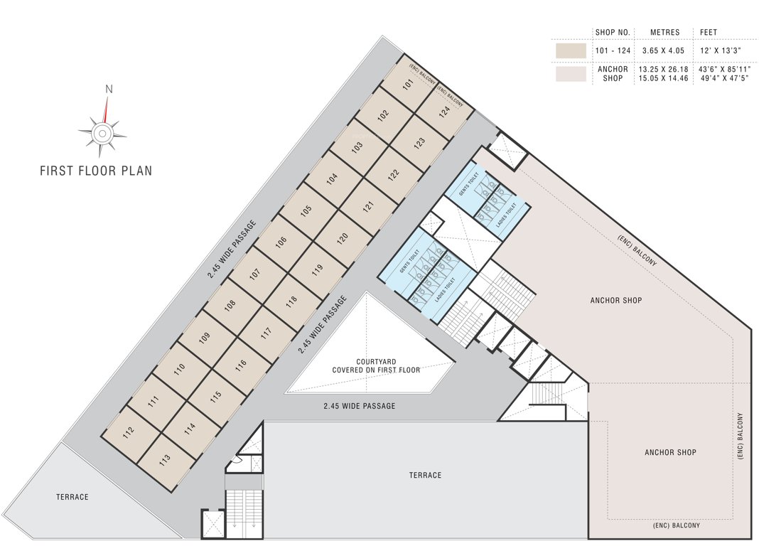  101 high street 101 High Street Cluster Plan For 1st Floor