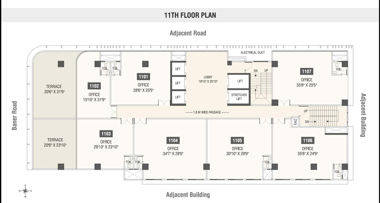  business zone Yashada Business Zone Cluster Plan for 11th Floor