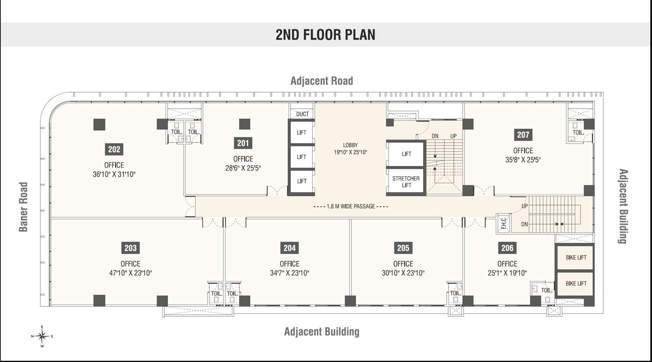  business zone Yashada Business Zone Cluster Plan for 2nd Floor