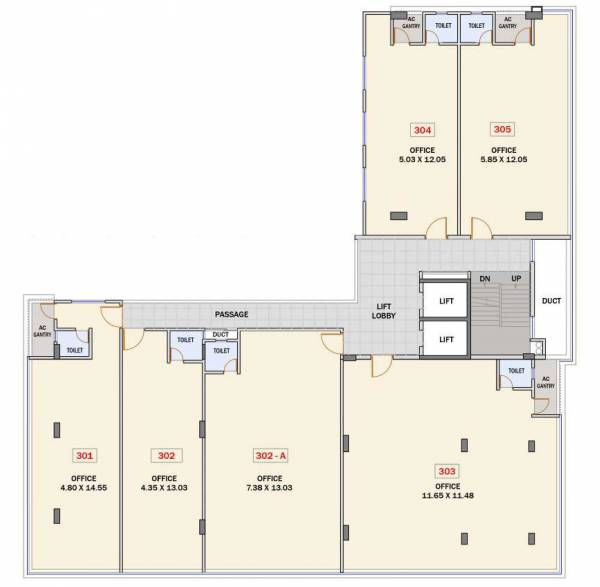 crest Crest Cluster Plan For 3rd Floor