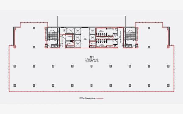  11-west 11 West Typical Floor Cluster Plan