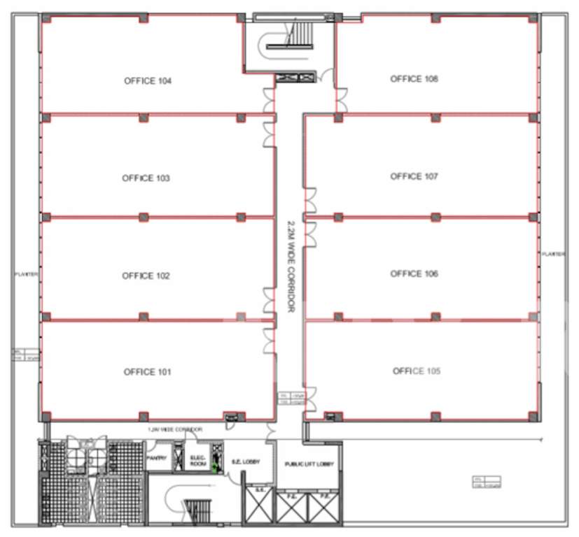  the golden bell The Golden Bell Cluster Plan from 2nd to 4th Floor