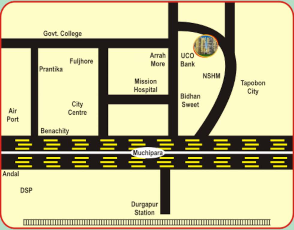  seventy seven complex city Location Plan