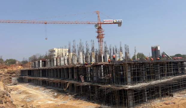  bhanodhaya crystal luxury apartments Block Ruby Construction Status Feb 25