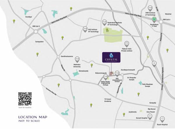  crystal-luxury-apartments Location Plan