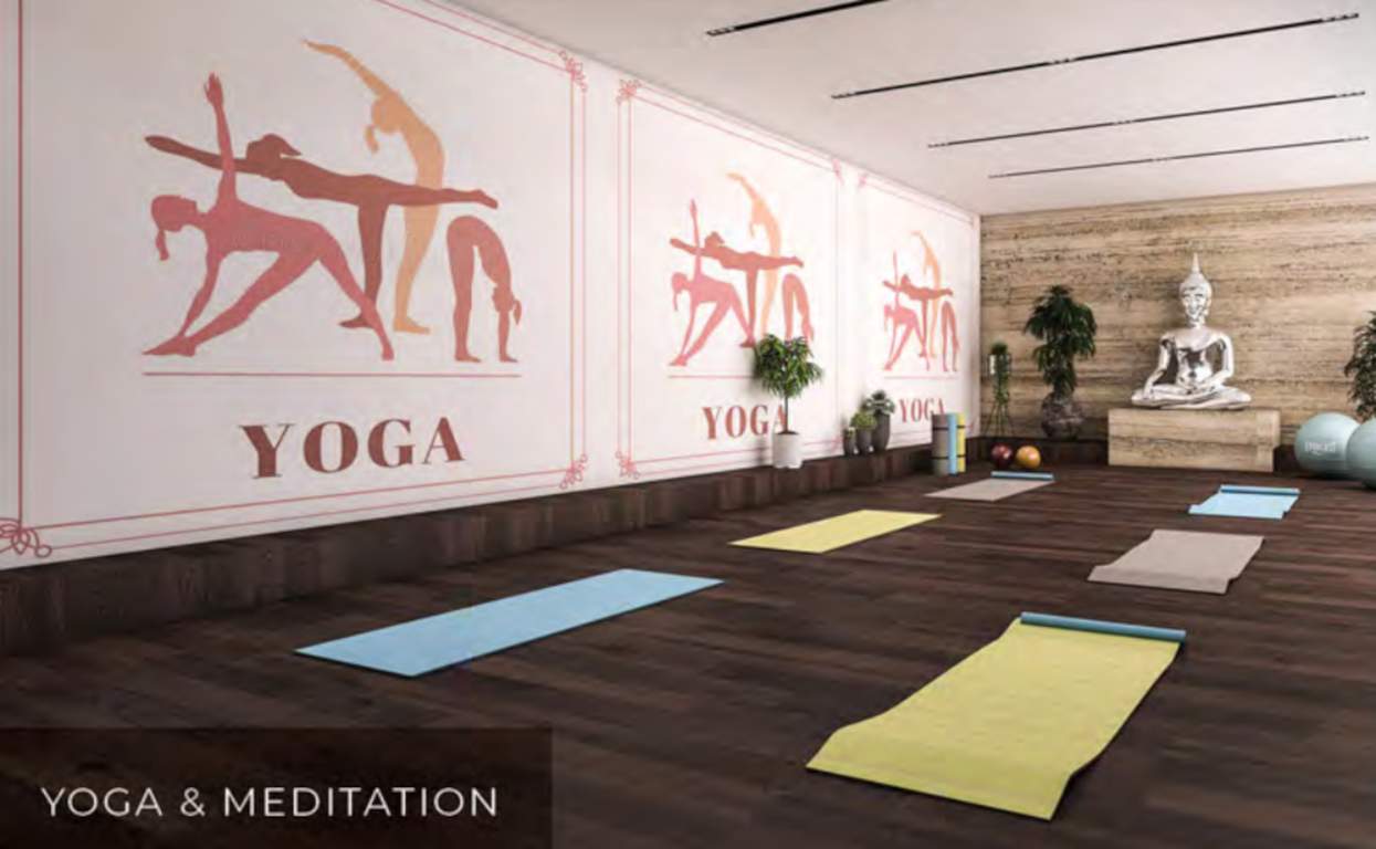 crystal luxury apartments Yoga/Meditation Area