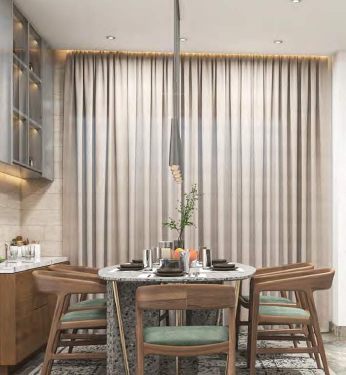  crystal luxury apartments Dining Area