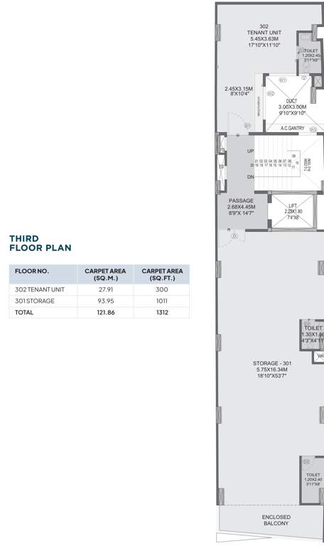  bizbay Bizbay Cluster Plan For 3rd Floor