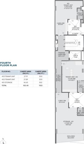  bizbay Bizbay Cluster Plan For 4th Floor