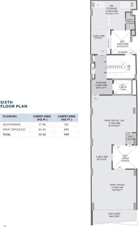  bizbay Bizbay Cluster Plan For 6th Floor