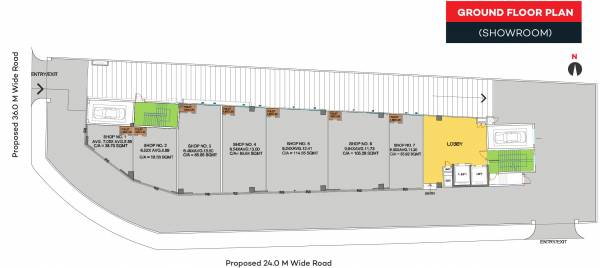  prism Kumar Prism Cluster Plan For Ground Floor