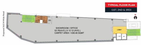  prism Kumar Prism Cluster Plan From 1st To 3rd Floor