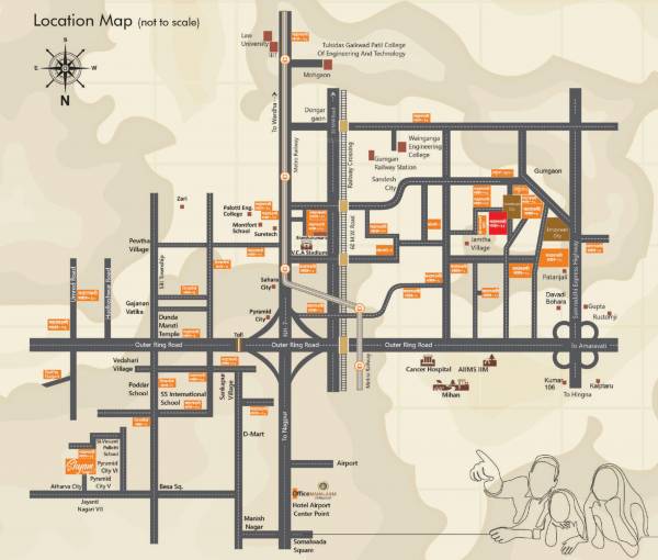  nagar-33-sector-1 Location Plan
