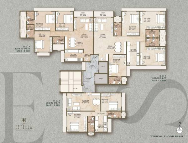  sky-estella Sky Estella Cluster Plan