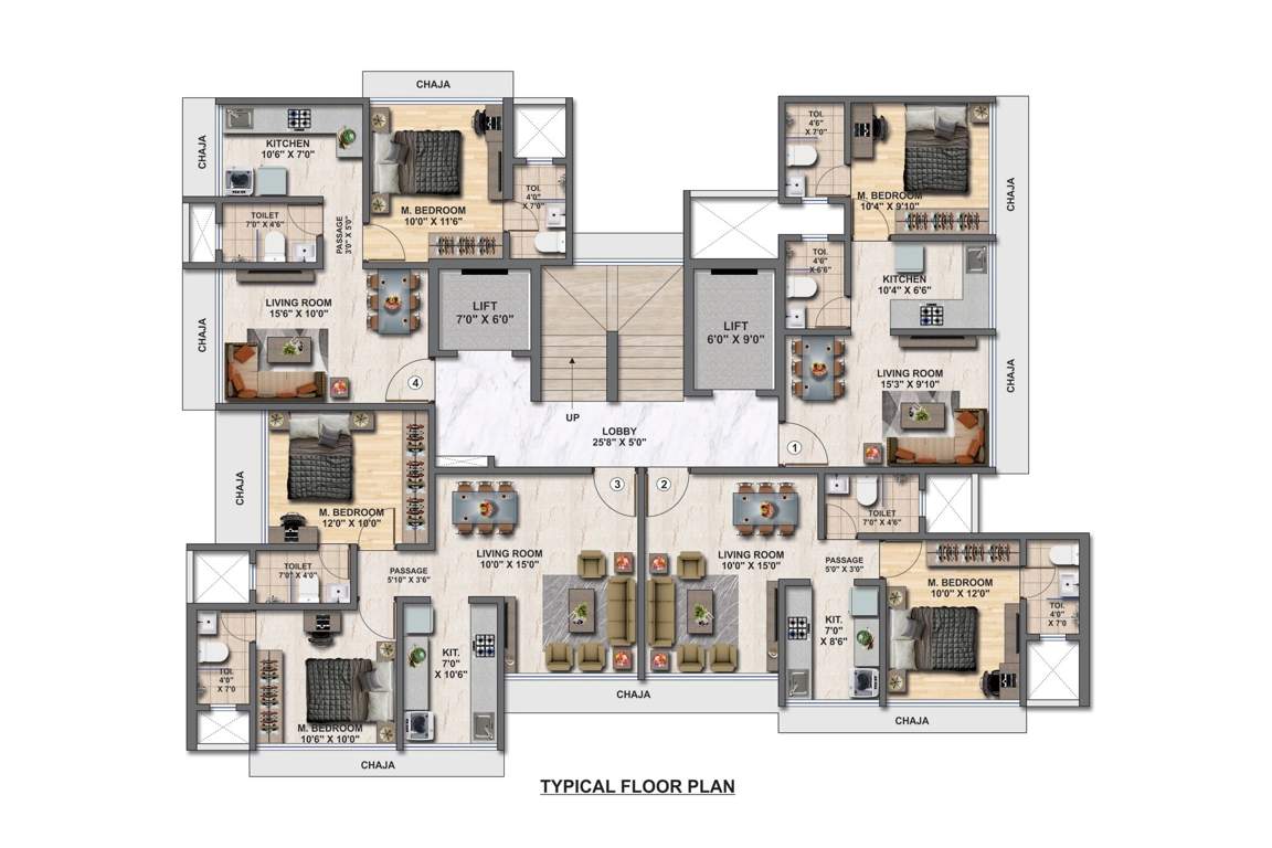  tathastu Tathastu Cluster Plan from 1st to 9th Floor