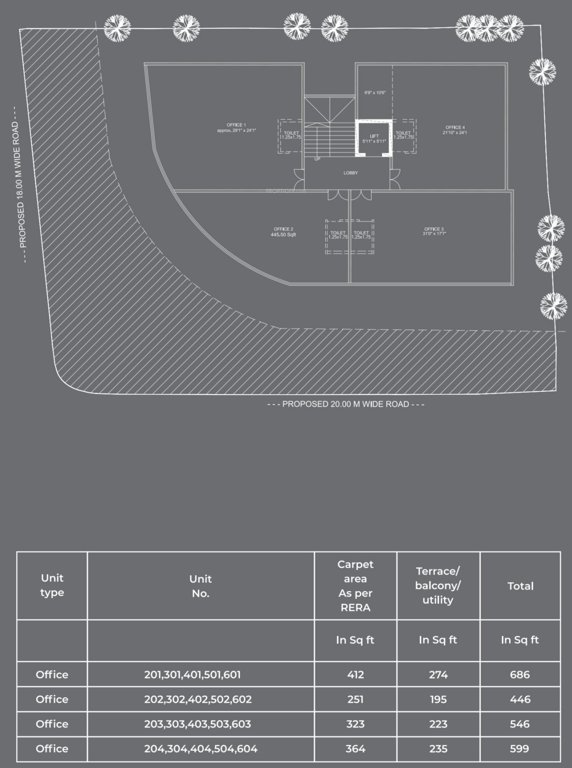  the business centre The Business Centre Typical Cluster Plan