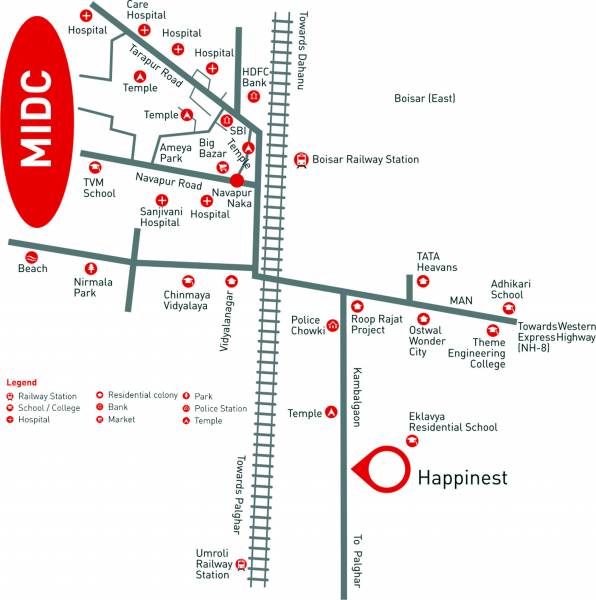  happinest-palghar-2-phase-2 Location Plan