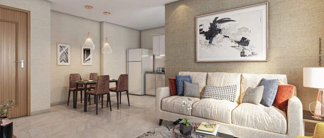  happinest palghar 2 phase 2 Living Area