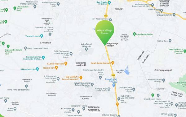  village-sarjapur Location Plan