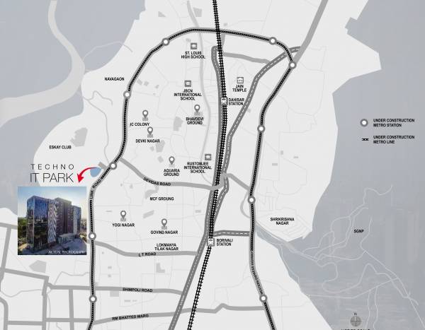  techno-it-park Location Plan