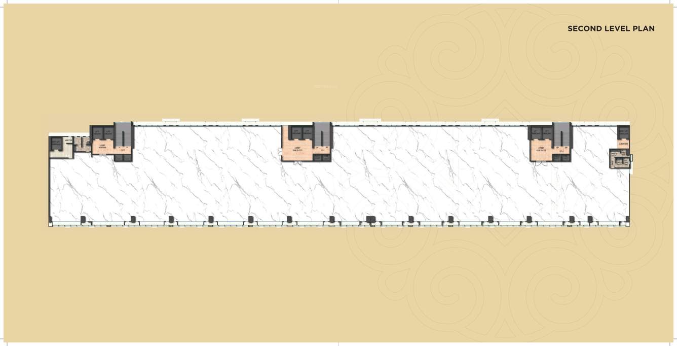  grande Triveni Majesta H Wing Cluster Plan for 2nd Floor