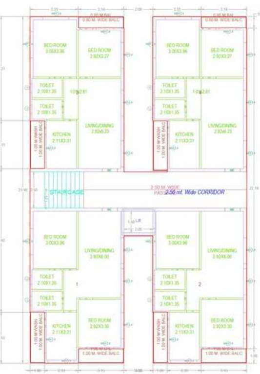  cyber enclave 1 Cyber Enclave 1 Cluster Plan For Typical Floor Plan