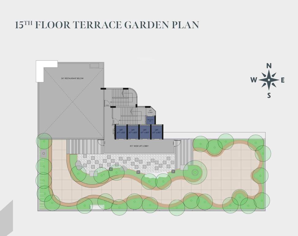  wadhwa 723 avenue Wadhwa 723 Avenue Cluster Plan for 15th Floor