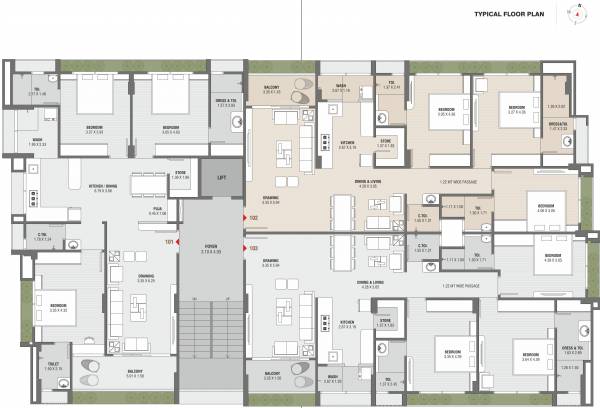  chintamani-aaradhya Chintamani Aaradhya Typical Cluster Plan