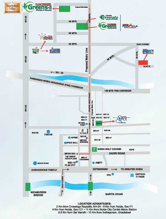 green villas 2 Location Plan