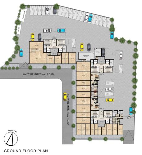  sanskruti-sapphire Sanskruti Sapphire Cluster Plan for ground Floor