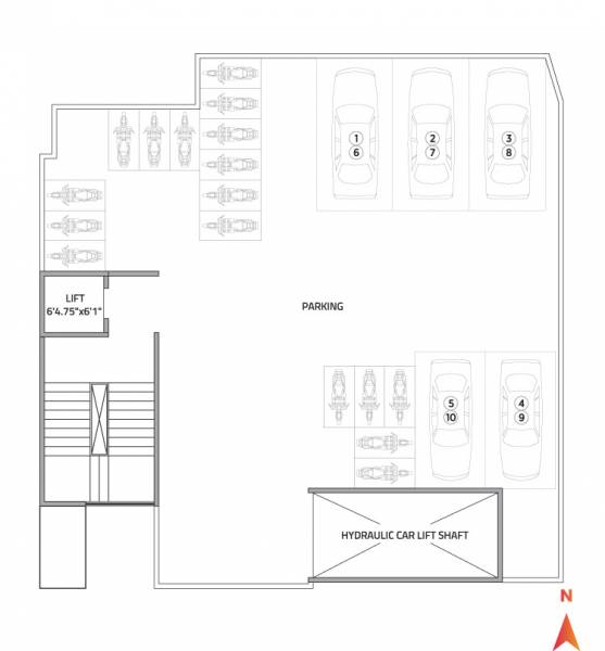  tulshibaug 1 Cluster Plan For Ground Floor