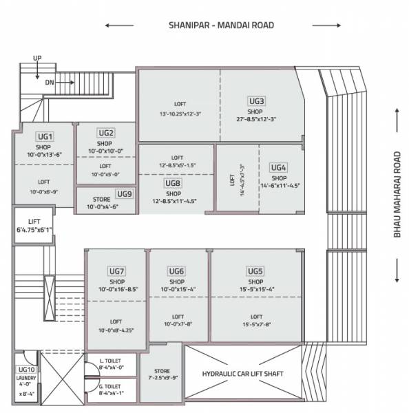  tulshibaug 1 Cluster Plan For Upper Ground Floor