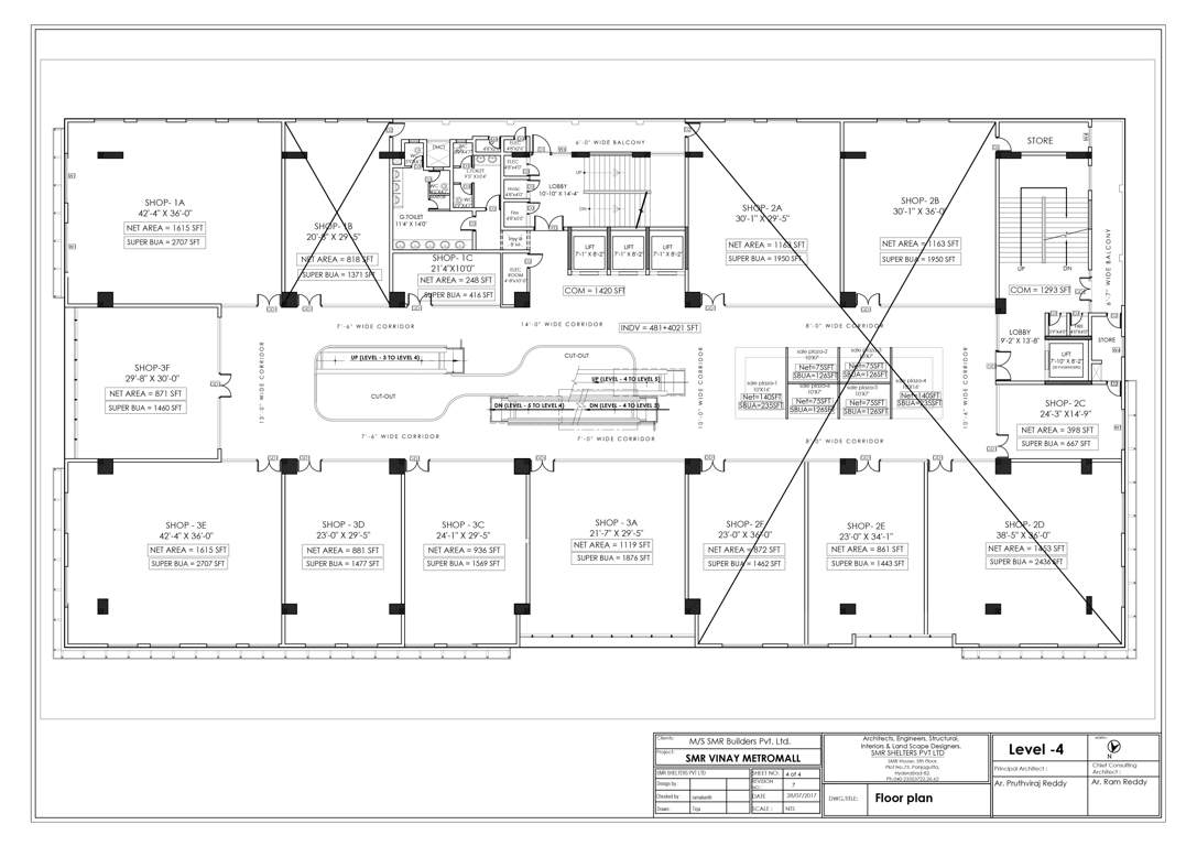  vinay metro mall SMR Vinay Metro Mall Level 4 Cluster Plan