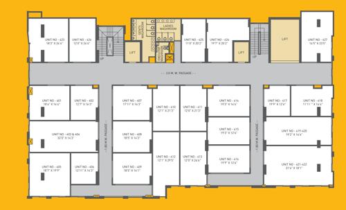  198-city-hub 198 City Hub Cluster Plan for 4th Floor